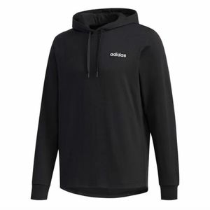 Adidas Men's Essentials Lightweight Black Pullover Hoodie size Large